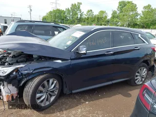 2020 Infiniti QX50 Luxe with VIN 3PCAJ5M34LF121980, listed as a IAAI auction lot 42274163 with 53,431 mi miles and . Bid and sale history available at DreamBid. Image 15.