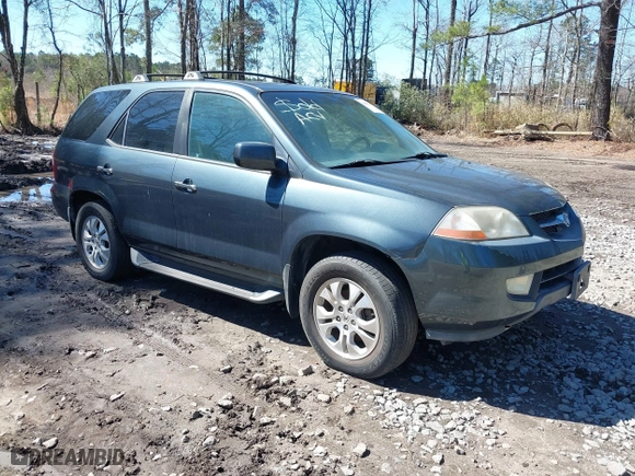 2003 Acura MDX Touring Pkg RES w/Navigation System with VIN 2HNYD18953H547128, listed as a IAAI auction lot 41865267 with 178,855 mi miles. Bid and sale history available at carsss.com. Image 1.