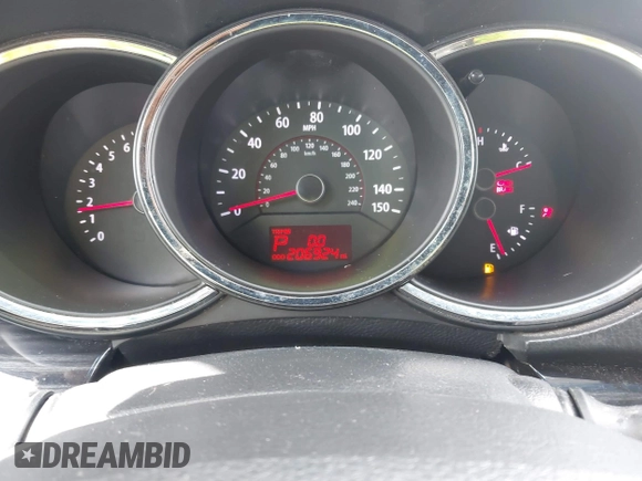 2012 Kia Sorento LX with VIN 5XYKTDA27CG227093, listed as a IAAI auction lot 41503291 with 206,924 mi miles. Bid and sale history available at carsss.com. Image 7.