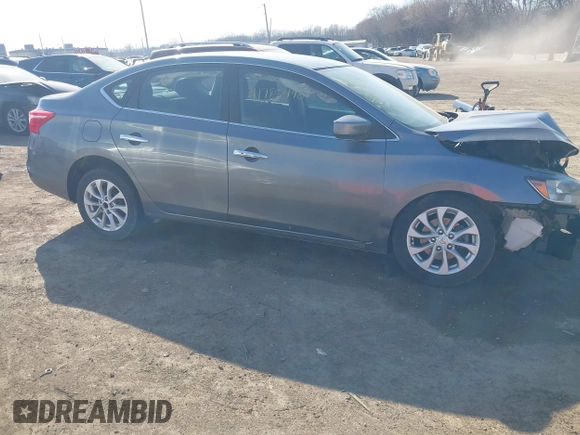 2019 Nissan Sentra SV with VIN 3N1AB7AP4KY433755, listed as a IAAI auction lot 41785490 with 81,756 mi miles and . Bid and sale history available at DreamBid. Image 13.