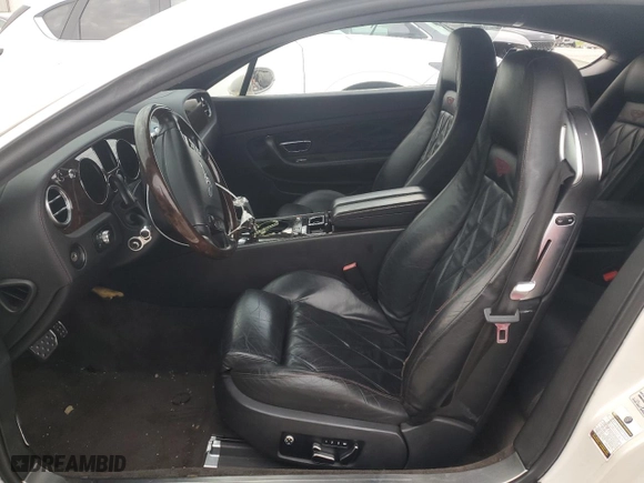 2007 Bentley Continental GT with VIN SCBCR73W77C040583, listed as a Copart auction lot 72127694 with 0 mi miles and Clean Title. Bid and sale history available at carsss.com. Image 7.