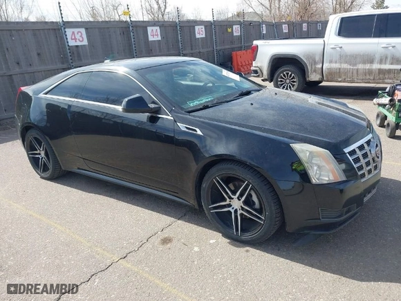 2012 Cadillac CTS Coupe with VIN 1G6DC1E33C0158695, listed as a IAAI auction lot 41752295 with 150,887 mi miles. Bid and sale history available at carsss.com. Image 1.