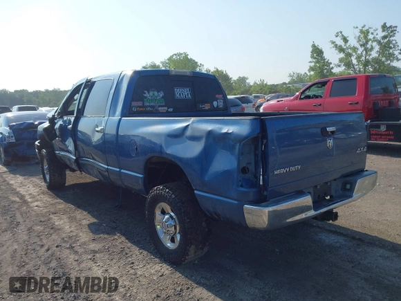 2006 Dodge 2500 SLT with VIN 3D7KS29CX6G209686, listed as a IAAI auction lot 42470597 with 286,957 mi miles and . Bid and sale history available at DreamBid. Image 3.
