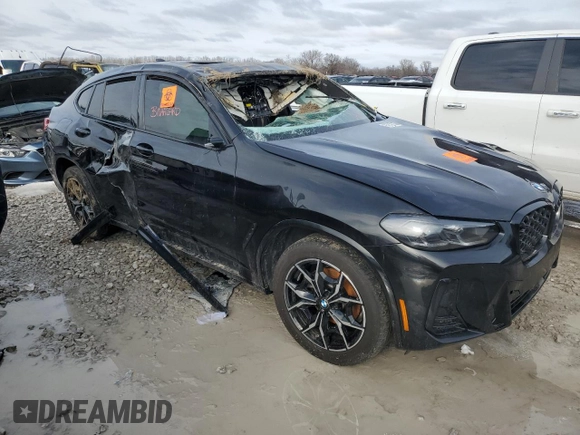 2024 BMW X4 xDrive30i z VIN 5UX33DT02R9U91458, wystawiony jako Copart lot #89126955 z przebiegiem Nie podano mil oraz Szkoda całkowita • Salvage title. Historia ofert i sprzedaży dostępna na DreamBid. Obrazek 4.