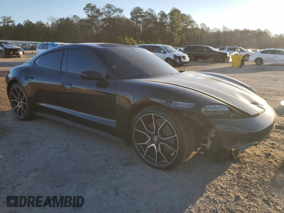 2023 Porsche Taycan with VIN WP0AA2Y10PSA16579, listed as a Copart auction lot 42359635 with 11,981 mi miles and Clean Title. Bid and sale history available at DreamBid. Image 4.