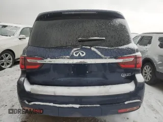 2018 Infiniti QX80 with VIN JN8AZ2NE5J9191376, listed as a Copart auction lot 88046885 with 79,076 mi miles and Salvage title. Bid and sale history available at DreamBid. Image 6.