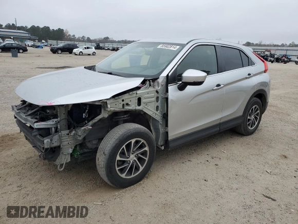 2020 Mitsubishi Eclipse Cross ES with VIN JA4AT3AA3LZ032911, listed as a Copart auction lot 85902814 with 91,170 mi miles and Salvage title. Bid and sale history available at DreamBid. Image 1.