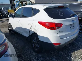 2015 Hyundai Tucson GLS with VIN KM8JT3AF9FU011348, listed as a IAAI auction lot 41860519 with 68,629 mi miles and . Bid and sale history available at DreamBid. Image 3.