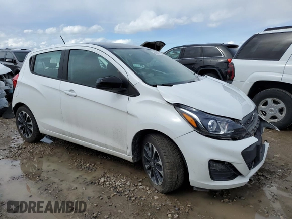 2022 Chevrolet Spark 1LT with VIN KL8CD6SA4NC021765, listed as a Copart auction lot 48881135 with 36,098 mi miles and Salvage Title. Bid and sale history available at carsss.com. Image 4.
