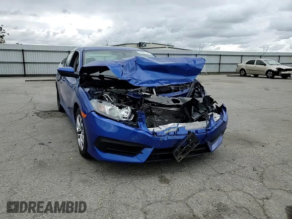 2018 Honda Civic LX with VIN 2HGFC2F54JH523651, listed as a Copart auction lot 51347155 with 61,839 mi miles and Salvage Title. Bid and sale history available at DreamBid. Image 10.