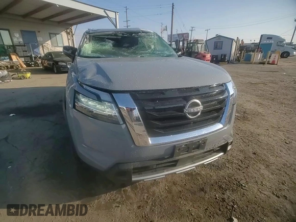 2023 Nissan Pathfinder Platinum with VIN 5N1DR3DG7PC200653, listed as a Copart auction lot 43285105 with 17,007 mi miles and Salvage title. Bid and sale history available at DreamBid. Image 11.