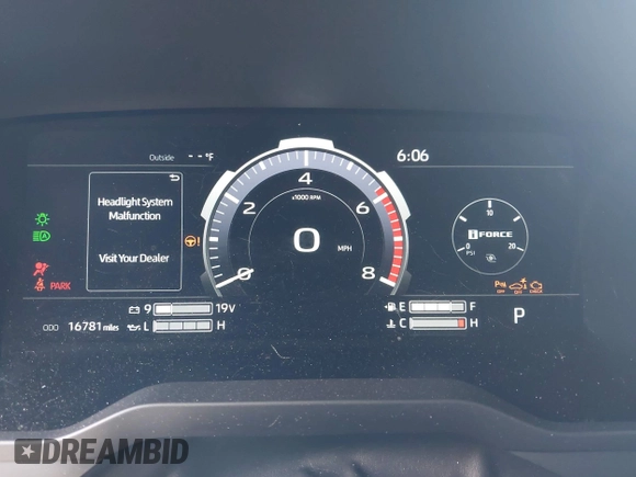 2024 Toyota Tundra 1794 Edition with VIN 5TFMA5DB5RX145336, listed as a IAAI auction lot 42203766 with 16,781 mi miles and . Bid and sale history available at DreamBid. Image 7.