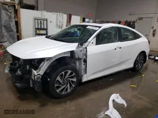 2018 Honda Civic Sedan EX with VIN 19XFC2F75JE017614, listed as a Copart auction lot 45704595 with 67,400 mi miles and Salvage Title. Bid and sale history available at carsss.com. Image 1.