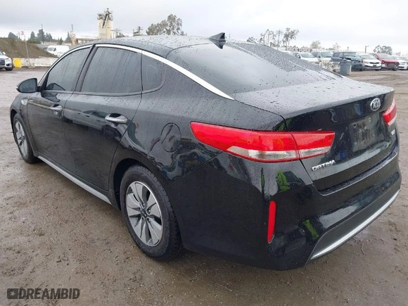 2017 Kia Optima Hybrid with VIN KNAGT4LC3H5005336, listed as a IAAI auction lot 41779828 with 122,951 mi miles. Bid and sale history available at carsss.com. Image 3.