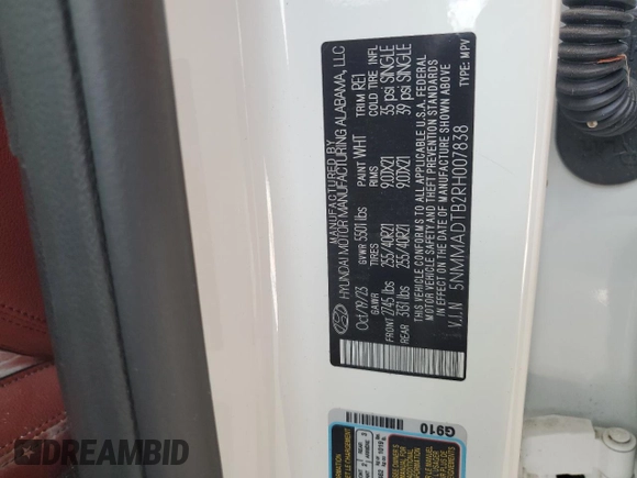 2024 Genesis GV70 2.5T с VIN 5NMMADTB2RH007838, выставлен на аукционе Copart как лот 55225735 с пробегом Не указан миль и Списание • Salvage title. История ставок и продаж доступна на DreamBid. Изображение 14.