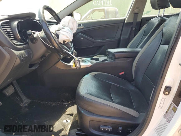 2013 Kia Optima Hybrid EX with VIN KNAGM4AD6D5039886, listed as a Copart auction lot 52507824 with 120,135 mi miles and Salvage Title. Bid and sale history available at carsss.com. Image 7.