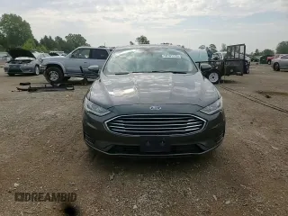 2020 Ford Fusion SE with VIN 3FA6P0T90LR247593, listed as a Copart auction lot 59741115 with 155,658 mi miles and Salvage title. Bid and sale history available at DreamBid. Image 14.