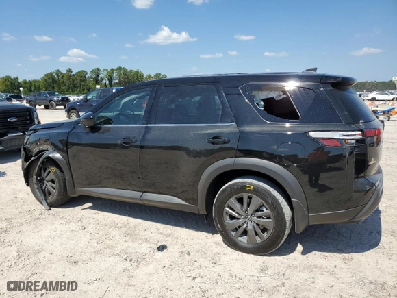 2023 Nissan Pathfinder S with VIN 5N1DR3AA9PC248736, listed as a Copart auction lot 74374624 with 14,354 mi miles and Salvage Title. Bid and sale history available at carsss.com. Image 2.