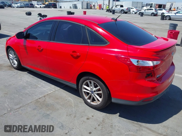 2014 Ford Focus SE with VIN 1FADP3F28EL323912, listed as a IAAI auction lot 42158398 with 161,288 mi miles and . Bid and sale history available at carsss.com. Image 3.