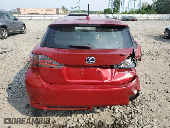 2013 Lexus CT 200h z VIN JTHKD5BH7D2162309, wystawiony jako Copart lot #57770765 z przebiegiem 67 900 mil mil oraz Szkoda całkowita • Salvage title. Historia ofert i sprzedaży dostępna na DreamBid. Obrazek 6.
