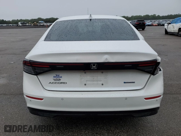 2023 Honda Accord EX-L с VIN 1HGCY2F68PA007524, выставлен на аукционе Copart как лот 60244435 с пробегом 17 857 миль миль и Списание • Salvage title. История ставок и продаж доступна на DreamBid. Изображение 6.