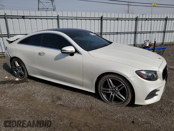 2018 Mercedes-Benz E 400 with VIN WDD1J6GB6JF040681, listed as a Copart auction lot 47460785 with 102,617 mi miles and Salvage Title. Bid and sale history available at DreamBid. Image 4.