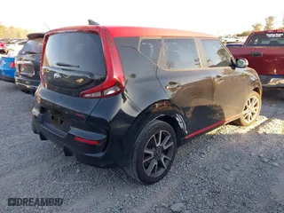 2020 Kia Soul GT-Line with VIN KNDJ63AU6L7003129, listed as a IAAI auction lot 41847674 with 57,097 mi miles. Bid and sale history available at carsss.com. Image 4.