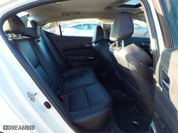 2018 Acura TLX with VIN 19UUB1F38JA010436, listed as a IAAI auction lot 41427102 with 116,912 mi miles. Bid and sale history available at carsss.com. Image 8.