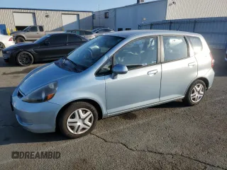 2007 Honda Fit with VIN JHMGD38427S029959, listed as a Copart auction lot 50075295 with 58,855 mi miles and Salvage Title. Bid and sale history available at carsss.com. Image 1.