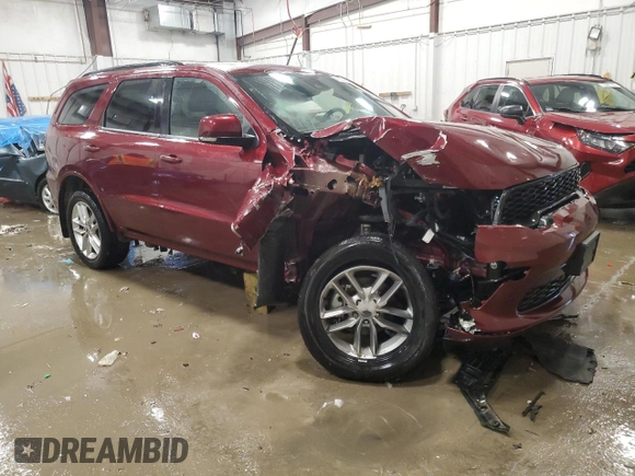 2022 Dodge Durango GT Plus with VIN 1C4RDJDG0NC218390, listed as a Copart auction lot 45214605 with 18,097 mi miles and Non Repairable. Bid and sale history available at DreamBid. Image 4.