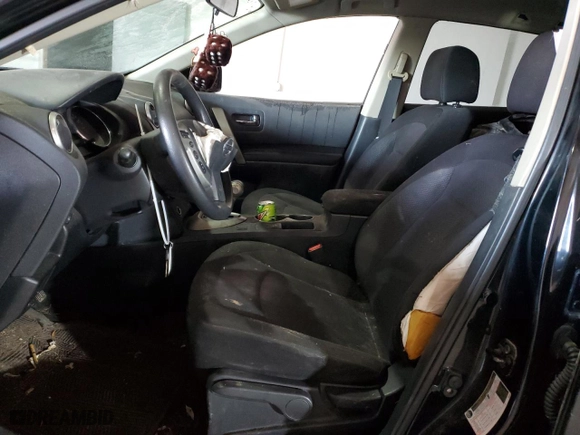 2012 Nissan Rogue S with VIN JN8AS5MT7CW251331, listed as a Copart auction lot 89265295 with 0 mi miles and Salvage Title. Bid and sale history available at carsss.com. Image 7.