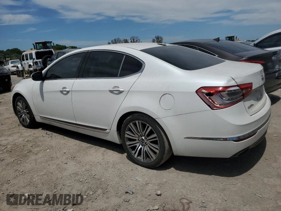 2016 Kia Cadenza Premium with VIN KNALN4D74G5221463, listed as a Copart auction lot 52043394 with 132,093 mi miles and Clean Title. Bid and sale history available at carsss.com. Image 2.