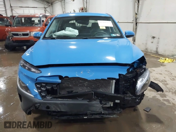 2022 Hyundai Kona SE with VIN KM8K2CAB5NU773515, listed as a IAAI auction lot 41360362 with 14,709 mi miles. Bid and sale history available at carsss.com. Image 12.