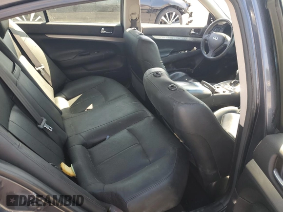 2012 Infiniti G25 Journey with VIN JN1DV6AP6CM700137, listed as a Copart auction lot 48563095 with Not Provided miles and Salvage Title. Bid and sale history available at carsss.com. Image 10.