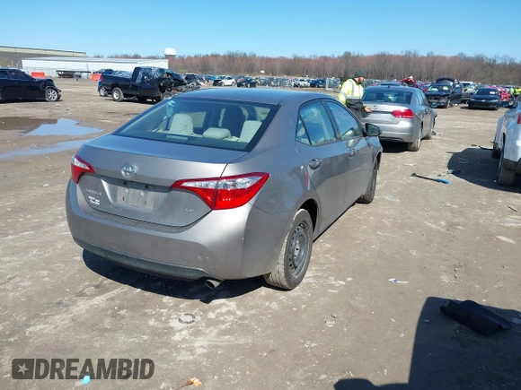 2016 Toyota Corolla L with VIN 2T1BURHE1GC691234, listed as a IAAI auction lot 41935452 with 146,617 mi miles and . Bid and sale history available at DreamBid. Image 4.