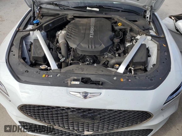 2022 Genesis G70 3.3T with VIN KMTG54TE5NU084574, listed as a Copart auction lot 87732465 with Not Provided miles and Salvage Title. Bid and sale history available at DreamBid. Image 11.
