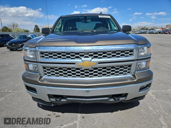 2014 Chevrolet Silverado 1500 LT with VIN 1GCVKREC7EZ361770, listed as a Copart auction lot 53295155 with 152,444 mi miles and Salvage Title. Bid and sale history available at DreamBid. Image 5.