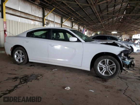 2021 Dodge Charger SXT with VIN 2C3CDXBG4MH579164, listed as a Copart auction lot 48376305 with 68,543 mi miles and Salvage Title. Bid and sale history available at carsss.com. Image 4.