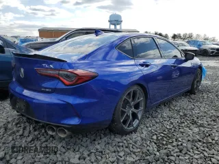 2023 Acura TLX Type S w/Performance Tire with VIN 19UUB7F99PA001485, listed as a Copart auction lot 43048695 with 31,953 mi miles and Salvage Title. Bid and sale history available at carsss.com. Image 3.