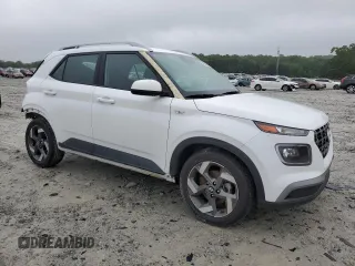 2021 Hyundai Venue SEL with VIN KMHRC8A32MU085231, listed as a Copart auction lot 58205545 with 41,105 mi miles and Salvage title. Bid and sale history available at DreamBid. Image 4.