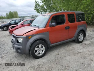 2005 Honda Element EX with VIN 5J6YH28615L029801, listed as a Copart auction lot 54927895 with 164,360 mi miles and Salvage Title. Bid and sale history available at DreamBid. Image 1.