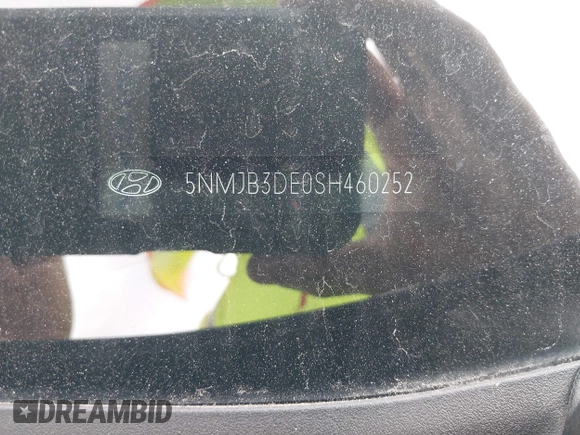 2025 Hyundai Tucson SEL with VIN 5NMJB3DE0SH460252, listed as a IAAI auction lot 42116807 with 15,959 mi miles. Bid and sale history available at carsss.com. Image 9.