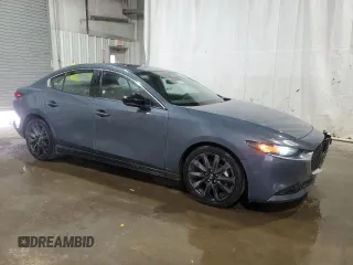 2024 Mazda 3 S Carbon Edition with VIN 3MZBPBCM7RM411319, listed as a Copart auction lot 62766705 with 30,500 mi miles and Non repairable. Bid and sale history available at DreamBid. Image 4.