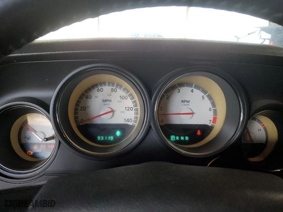2010 Dodge Challenger SE with VIN 2B3CJ4DV6AH172734, listed as a Copart auction lot 53347455 with 93,119 mi miles and Salvage Title. Bid and sale history available at carsss.com. Image 9.