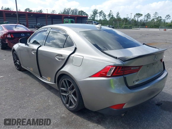 2016 Lexus IS 200t with VIN JTHBA1D28G5034853, listed as a IAAI auction lot 40751617 with 91,666 mi miles and . Bid and sale history available at DreamBid. Image 3.