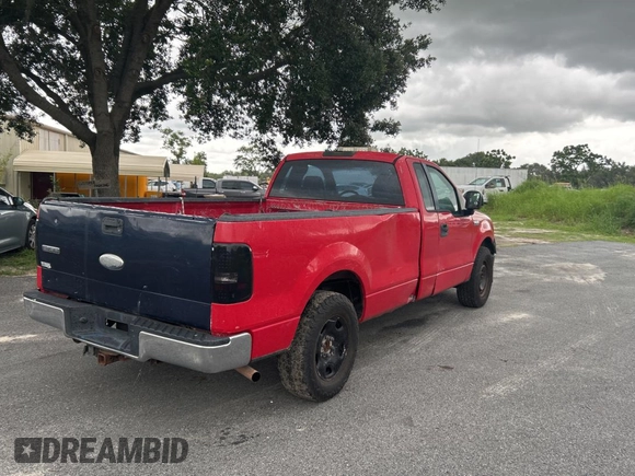 2007 Ford F-150 XL with VIN 1FTRF12W47KB40354, listed as a Copart auction lot 59937395 with 347,761 mi miles and Clean title. Bid and sale history available at DreamBid. Image 4.