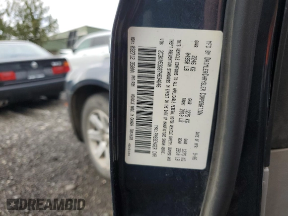 2007 Chrysler 300 Signature with VIN 2C3KA53G87H634646, listed as a Copart auction lot 82410294 with 189,005 mi miles and Salvage Title. Bid and sale history available at carsss.com. Image 12.