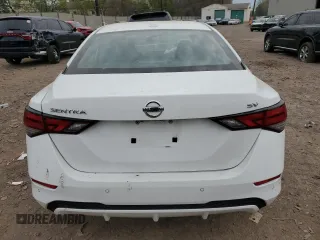 2023 Nissan Sentra SV with VIN 3N1AB8CV3PY239596, listed as a Copart auction lot 53833215 with 44,179 mi miles and Salvage Title. Bid and sale history available at carsss.com. Image 6.