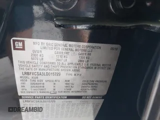 2020 Buick Envision Essence with VIN LRBFXCSA3LD015729, listed as a IAAI auction lot 42133554 with 44,367 mi miles and . Bid and sale history available at carsss.com. Image 9.