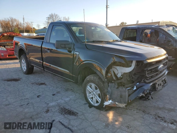 2022 Ford F-150 XL with VIN 1FTMF1E52NKE30280, listed as a Copart auction lot 81897094 with 61,210 mi miles and Salvage Title. Bid and sale history available at DreamBid. Image 4.